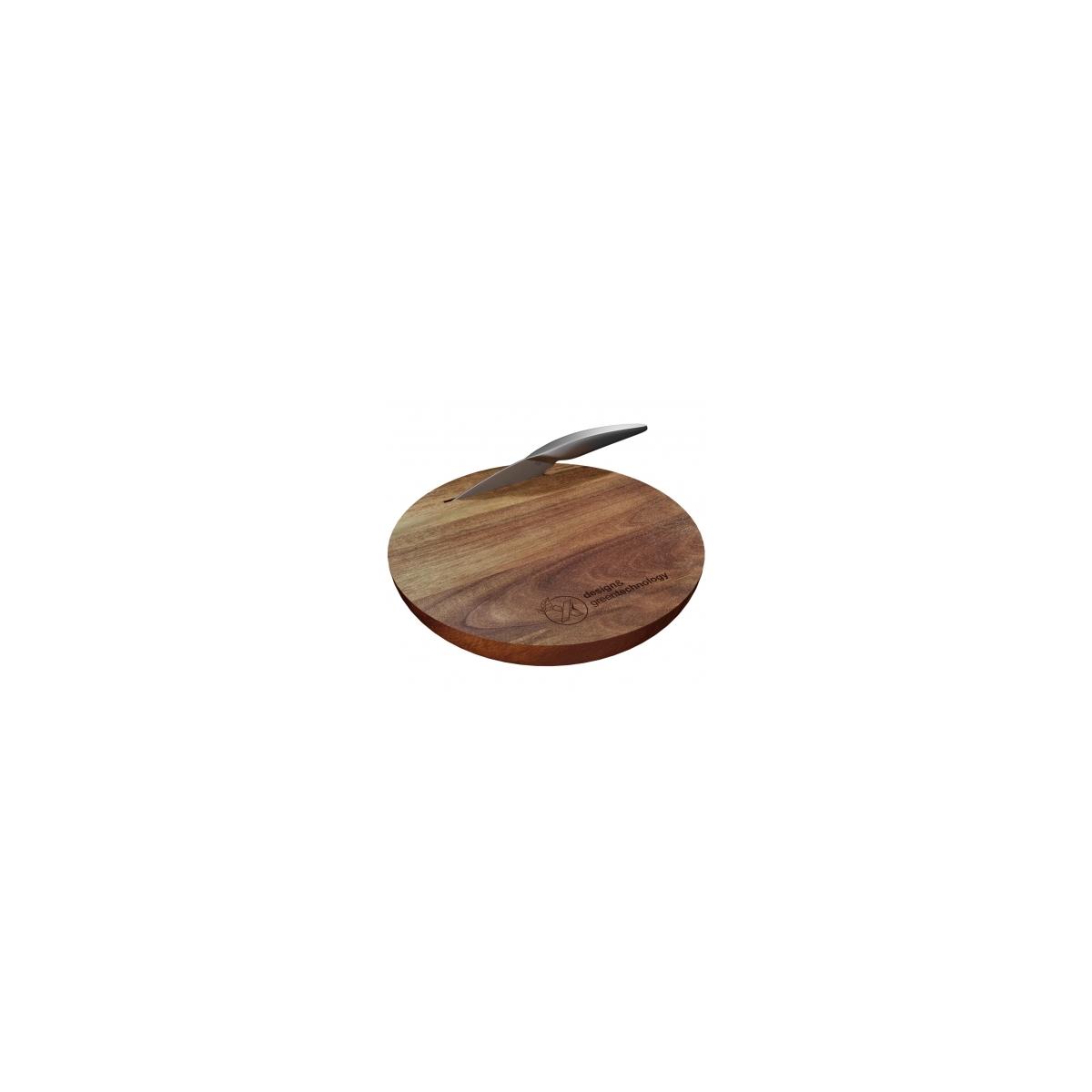 K03 - Cutting board and knife set FSC 100% acacia wood