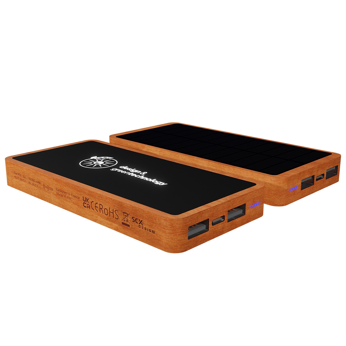 P32 - Powerbank EcoSun 10000 100% FSC® Bamboo