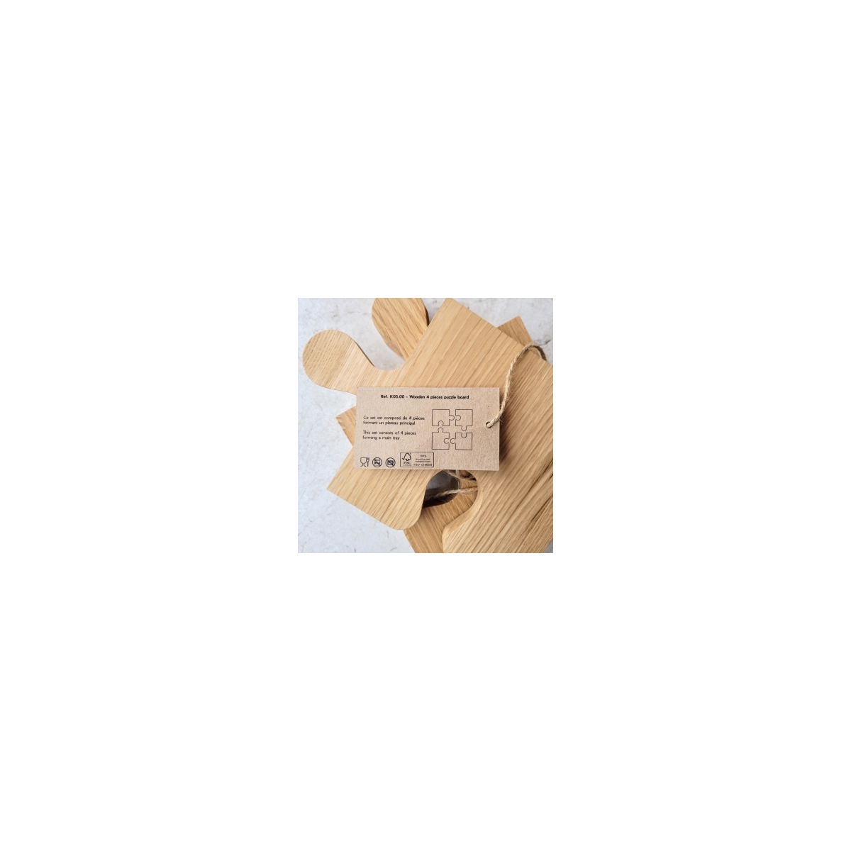 K05 - Puzzle boards 100% FSC® oak