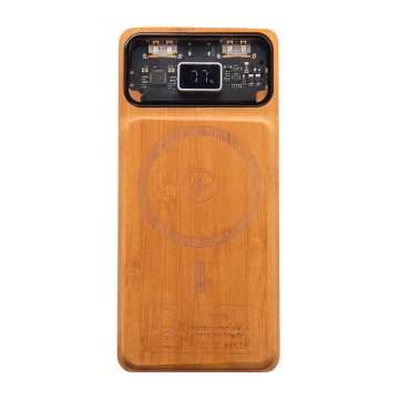 P48 - Powerbank MagTech 10000 100% FSC® Bamboo