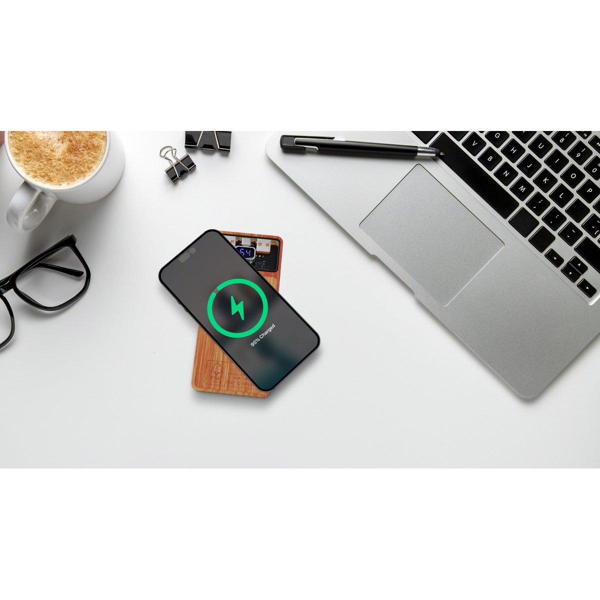 P48 - Powerbank MagTech 10000 100% FSC® Bamboo