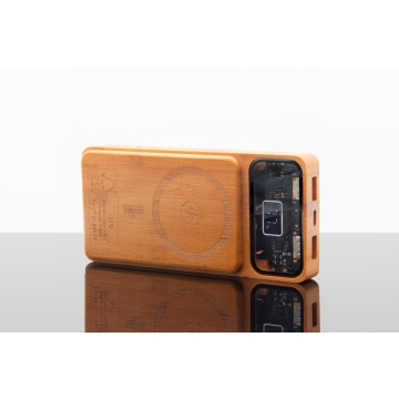 P48 - Powerbank MagTech 10000 100% FSC® Bamboo