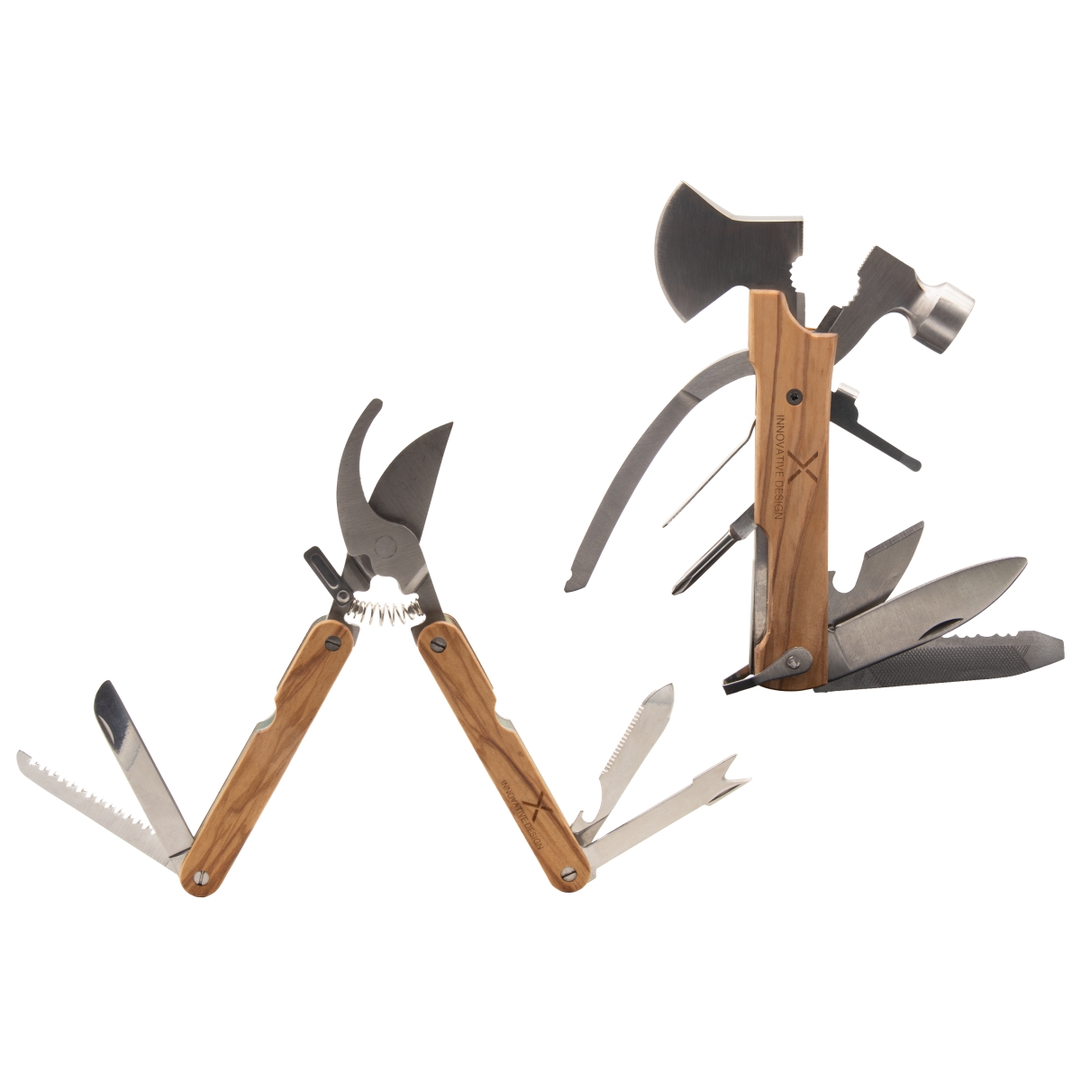 T32 - Olive wood multi-tools set