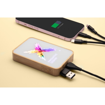 P26 - Powerbank MagWood 5000 100% FSC® Bamboo