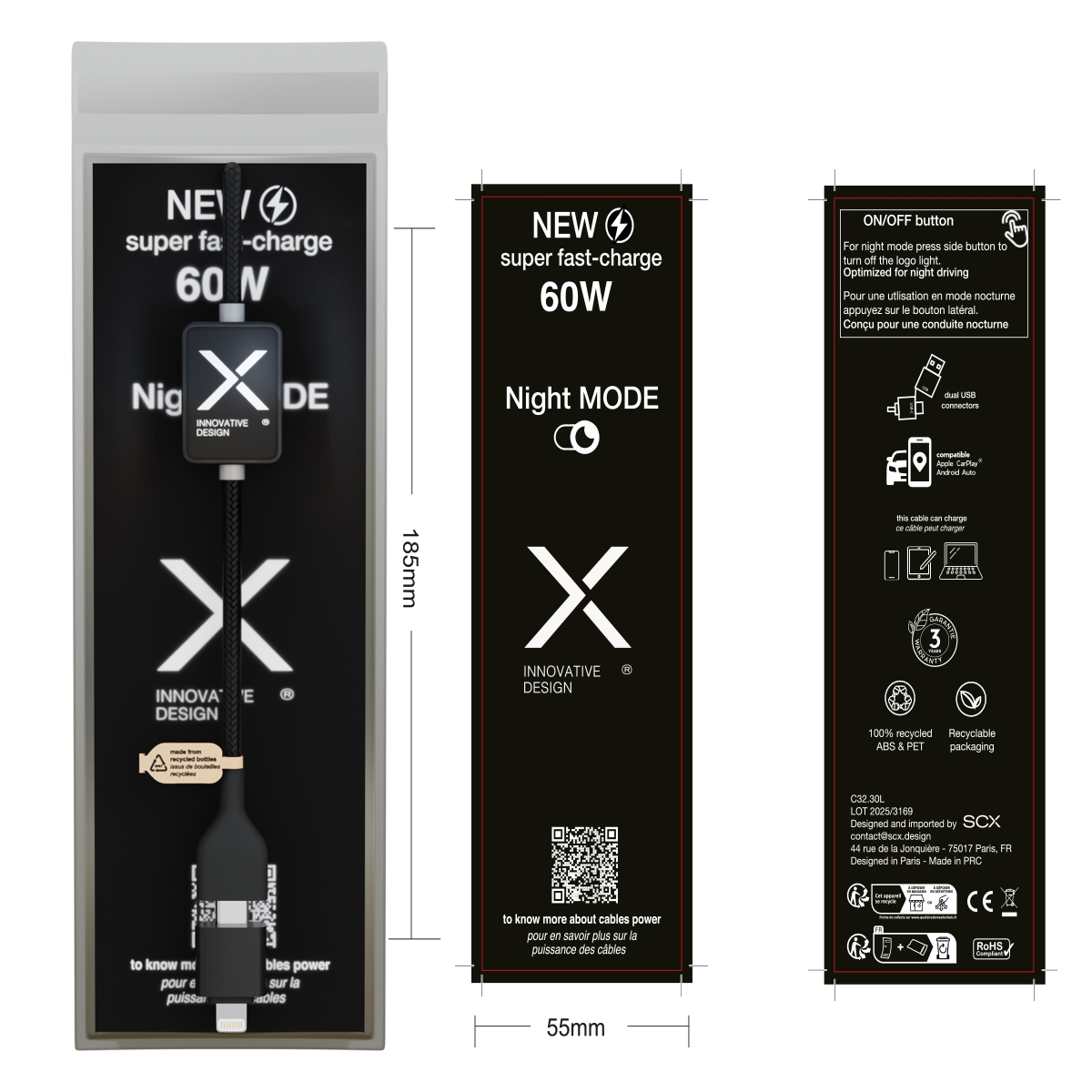 C32 - Night mode cable 60W