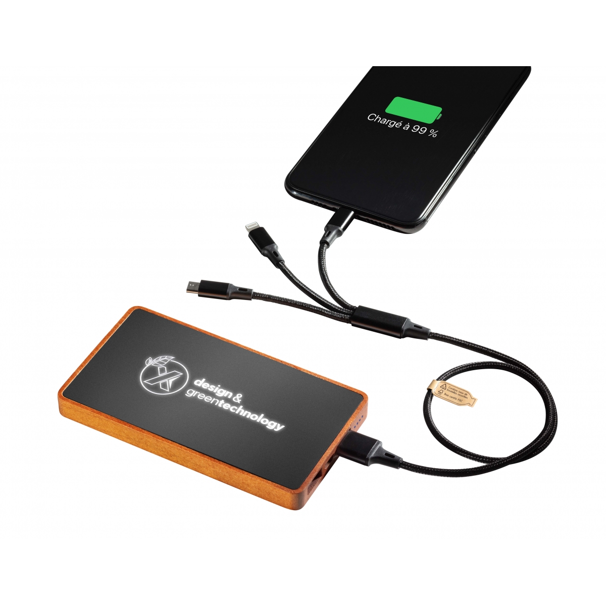 P35 - Powerbank EcoWood 5000
