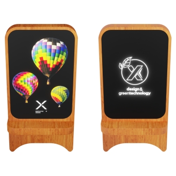 Wireless charger 15W FSC® 100% Bamboo
