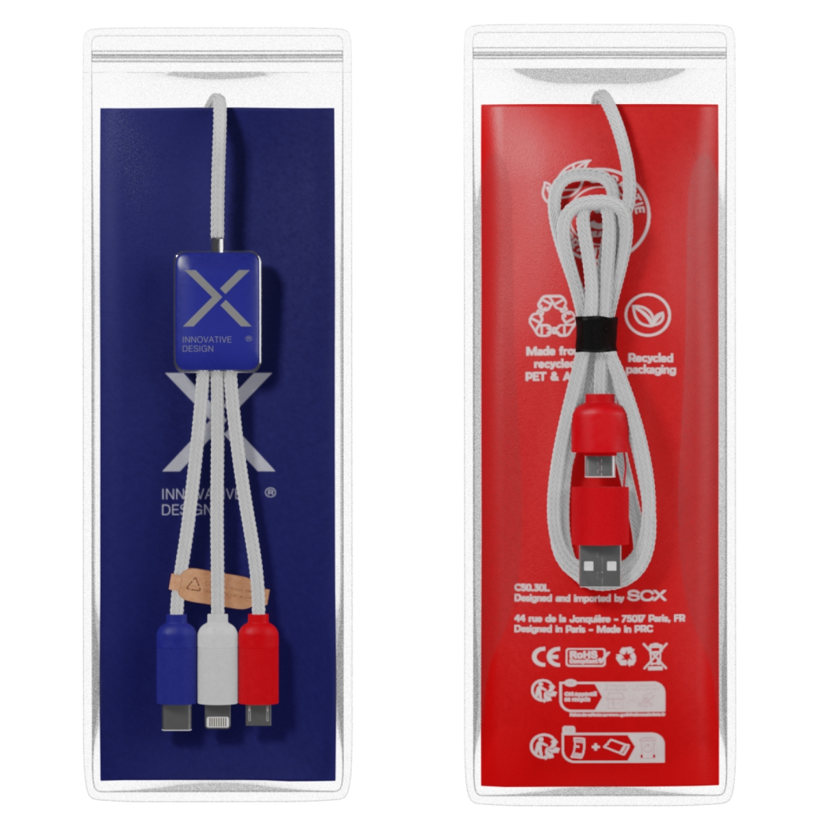 C28 - Square 5-in-1 cable 40W