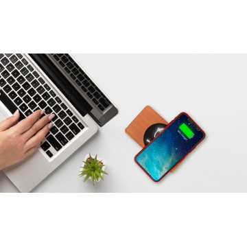 P37 - Powerbank Wireless Wood 5000