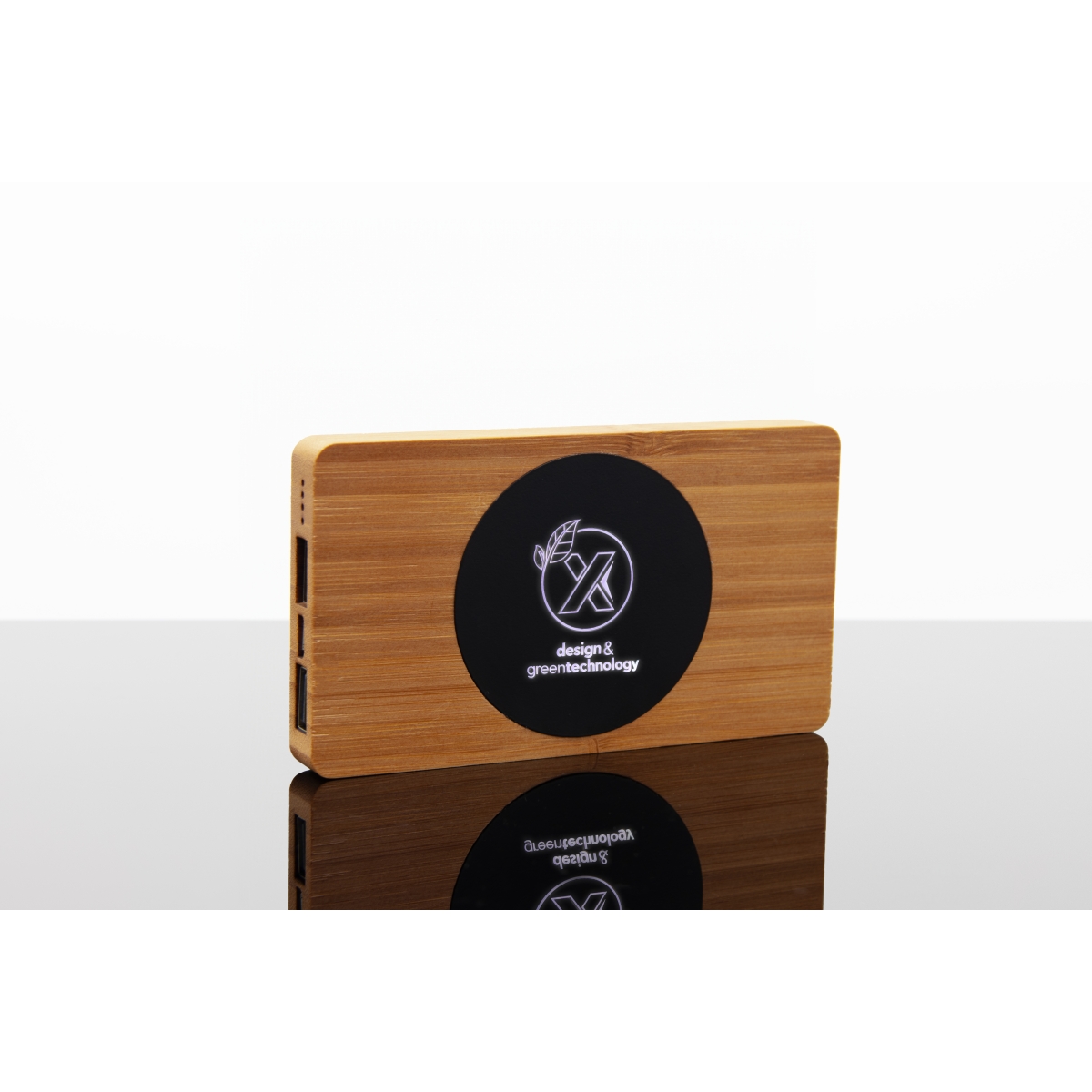 P37 - Powerbank Wireless Wood 5000